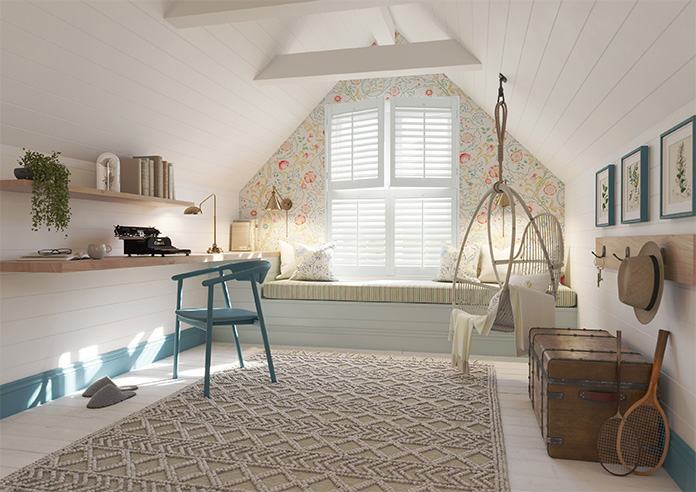 Kensington, Muted White - Tier on Tier Twist&Fit Plantation Shutter - Image 8